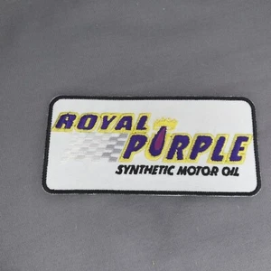Aceite de motor sintético Royal Purple 3 1/4"x2 1/4" parche de hierro - Imagen 1 de 2
