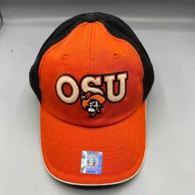 Vintage Oklahoma State University Hat Men Orange Top of the World Strap Back Cap - Image 1 of 4