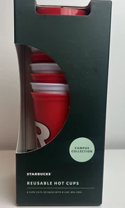 Starbucks RUTGERS University 5er-Pack Wiederverwendbare Tassen & Strohhalme Campus Kollektion NEU! - Bild 1 von 8
