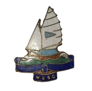 Vintage Mounts Bay Sailing Club pin Badge  - Picture 1 of 4