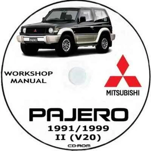 Workshop Manual,manuale officina (ENG) Mitsubishi PAJERO II V20 - Foto 1 di 5