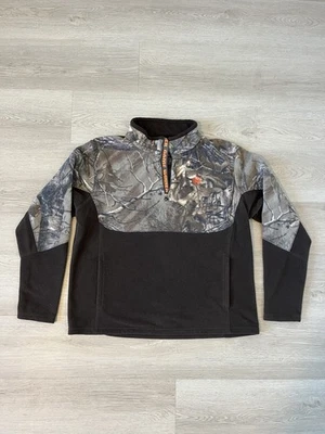 Game Winner Hunting Fleece Jacket Youth XL Quarterzip Camo - Image 1 of 4