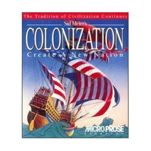 Computer Wargame Sid Meier's Colonization - Create a New Nation Fair/VG+ - Picture 1 of 1