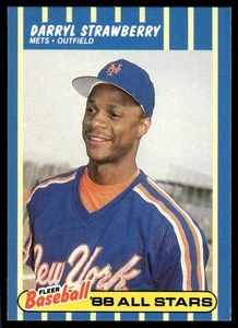 1988 Fleer Baseball All-Stars Darryl Strawberry New York Mets #40 - Picture 1 of 2
