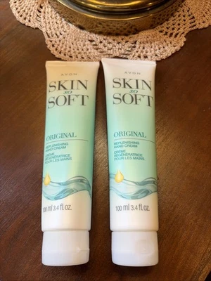Crema de manos reabastecedora original Avon Skin So Soft, 3,4 oz ea., nueva, envío gratuito Foto 1 de 4