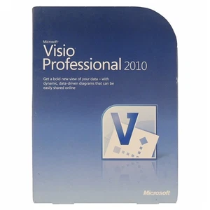 Microsoft Visio Professional 2010 DVD 32/64-Bit Windows 8 7 Vista XP - Picture 1 of 4