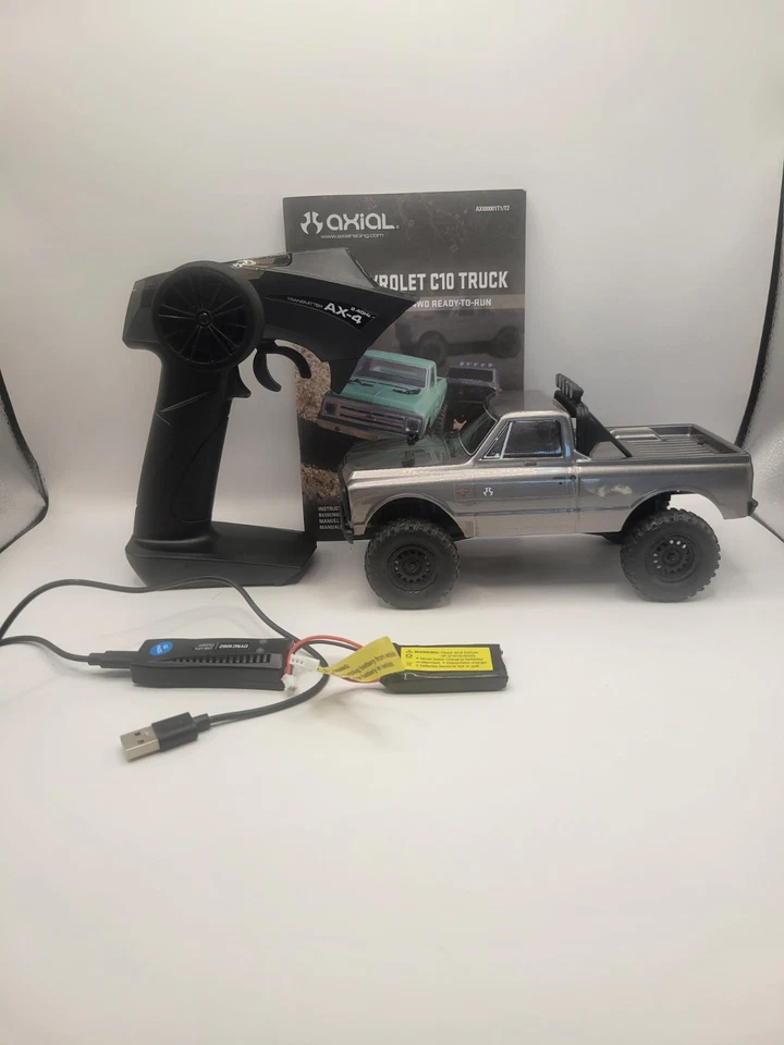 Chevrolet C10 1967 Axial 1/24 SCX24 4x4 Rock Crawler con batería/cargador Foto 1 de 4