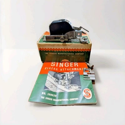 Singer Zigzag Attachment #160745 - Made In USA and Even Feed Foot. - Image 1 of 4