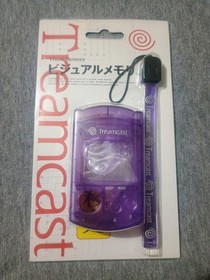 NOS RARE SEALED TREAMCAST "Clear Purple" VMU Shell Kit - New, Never Used
