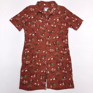 Duluth Trading Strampler Damen Medium Henna Gartenzwerge Gartenpullover - Bild 1 von 8