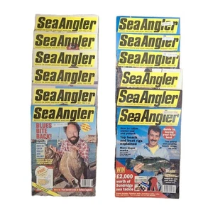 Sea Angler Magazine - Complete Year 1992 of Magazines Twelve(12) Back Copies - Foto 1 di 15