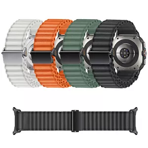 Breathable Nylon Band For Galaxy Watch Ultra 47mm Sport Light Fabric Wrist Strap - Picture 1 of 23
