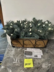 Bethlehem Lights 24" Overlit Window Box Color Flip LED Lighted Blue Spruce New - Picture 1 of 21