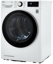 LG 4.2 Cu Ft Smart Stackable Ventless Electric Dryer W/ Heat Pump DLHC1455W, NEW