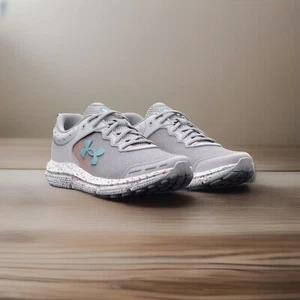 Under Armour Charged Assert 10 PNTSP Running Shoes 3027092 Women Size 9.5 - Picture 1 of 9