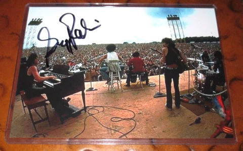 Gregg Rolie signed autographed photo Keyboards Santana Journey 1st Singer Cover