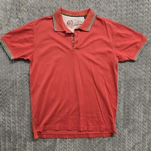 Polo da golf Robert Graham uomo media corallo manica corta vestibilità classica cotone - Foto 1 di 10