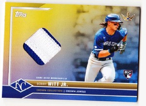 Topps X Bobby Witt Jr. Crown Collection Bobby Witt Jr. Rainbow Foil /7