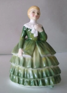 Royal Doulton Porzellan Figur HN 1954 Belle - ca. 4 7/8" hoch - Bild 1 von 10