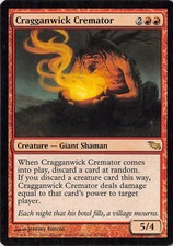 Cragganwick Cremator *Rare* Magic MtG x1 Shadowmoor MP
