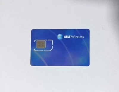 New but Older ATT Wireless GSM Cell Phone SIM Card - Image 1 of 2