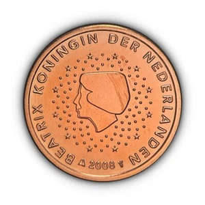 NETHERLANDS. 2008, 5 Euro Cents - Beatrix, European Union, Globe Ex-Set 1 - Picture 1 of 3