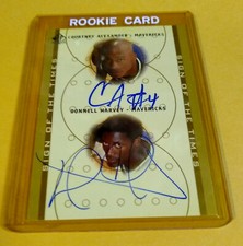 2000-01 SP Authentic Sign of the Times Courtney Alexander Donnell Harvey Auto