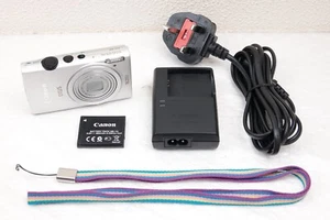 CANON IXUS 125 HS DIGITAL COMPACT CAMERA - 5x IS ZOOM LENS - 16.1MP - LCD DAMAGE - Picture 1 of 24