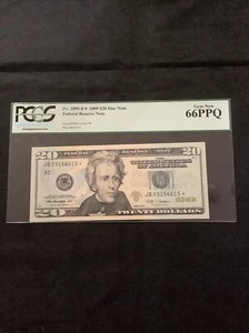 2009 $20 FRN (( New York - STAR )) PCGS 66PPQ # JB03156615* - Picture 1 of 4