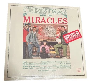 NEW SEALED christmas with the miracles VINYL LP ALBUM SMOKEY ROBINSON MOTOWN - Picture 1 of 10