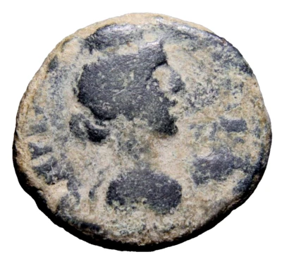 JUDAEA, Caesarea Maritima. Herennius Etruscus. As Caesar, 249 Ancient Roman Coin - Image 1 of 4