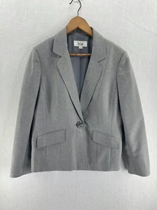 Le Suit 16 Blazer Gray (W7100-I8) - Picture 1 of 10