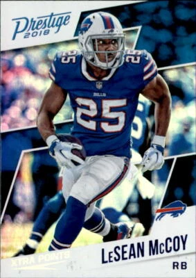 LeSean McCoy 2018 Panini Prestige Blue Xtra Points Parallel Card #198 - Image 1 of 2