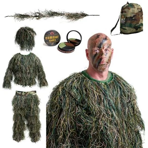 Traje Arcturus Ultra-Ligero Woodland Ghillie | Traje Caza Camuflaje 6 Piezas - Imagen 1 de 10