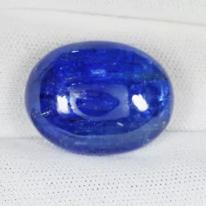 24.04Cts Beautiful Color "AAAA Blue" Natural Tanzanite Oval Cab...!!!! - Picture 1 of 2