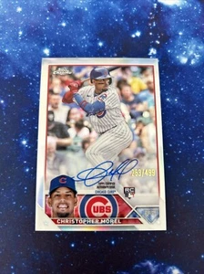 2023 Topps Chrome Rookie Auto Refractor Christopher Morel RC #RA-CMO 253/499 RC - Picture 1 of 2