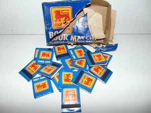 17) Food Lion Advertising Match Book Matches Grocery Store Vintage 1983 - Picture 1 of 2