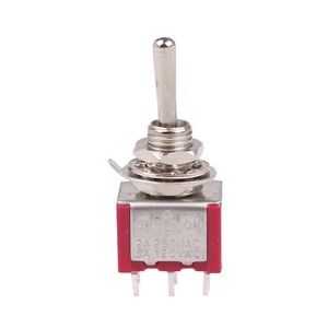 1 Pcs DPDT ON-OFF-ON Momentary MTS-203 Mini Toggle Switch AC 250V/2A 120V/5A - Picture 1 of 5