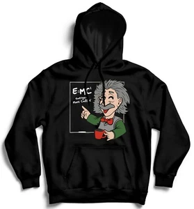 Einstein Sweatshirt E=MC2 Energy Drink more coffee mathematische Gleichung lustig - Bild 1 von 3