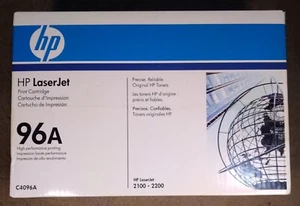 Kaseta z czarnym tonerem HP LaserJet 2100/2200 96a C4096A stalówka w pudełku - Zdjęcie 1 z 4