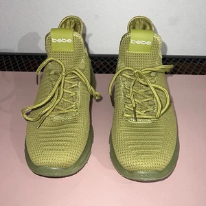 Bebe Sneakers Chunky Sole Rhinestone Embellished Women's 9.5  - Picture 1 of 10