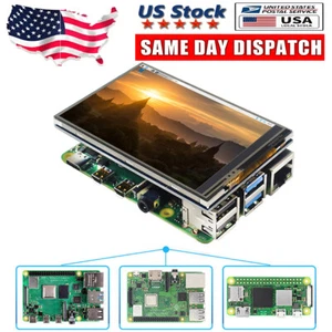 3.5Inch Touch Screen 125MHz SPI LCD Display Fan For Raspberry Pi 4B/3B+/ZeroW - Picture 1 of 11