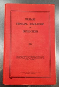 Military Financial Regulations and Instructions + Amendments / 1935 / Australia - Picture 1 of 4