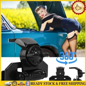 Stainless Steel EM-81 Trunk Lid Hood Mobile Radio Antenna Hatchback Bracke - Zdjęcie 1 z 10