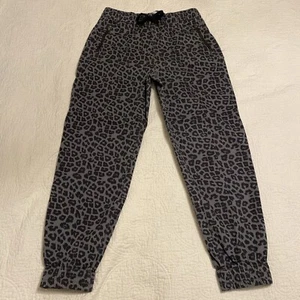 Animal Print Jeans With Elastic Waist & Ankles Size Juniors Medium - Picture 1 of 11