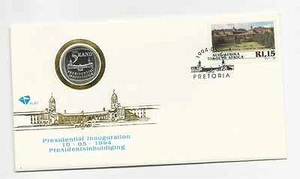 SOUTH AFRICA 94' MANDELA PRESIDENTIAL INAUGURATION FDC 6.3c PROOF R5 NO STEPS #1 - Picture 1 of 1