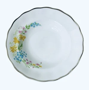 Favolina Karolina Poland FAV93 Baum Floral Scalloped Rimmed Soup Bowl(s) NEW - Picture 1 of 5