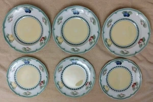 Three Each Villeroy & Boch French Garden Fleurence Salad Plates & Soup Bowls - Picture 1 of 13