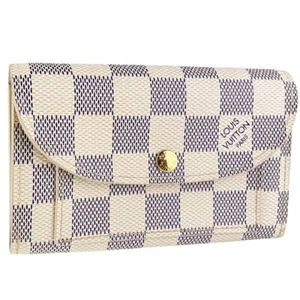 Louis Vuitton Damier Azur Ceinture Pochette Solo Cuero Blanco Bolsa 3072 - Imagen 1 de 24