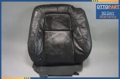 Jaguar XK 2007-2009 asiento superior lado paso derecho cojín cuero negro OEM Foto 1 de 4